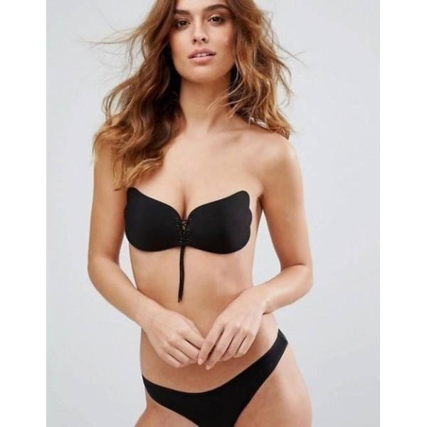 Бюстгальтер Fly Bra без бретелей с эффектом Рush Up силиконовый