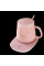 Портативная подставка для подогрева чашки USB с постоянной температурой Green/ Pink/ White