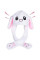 Светящаяся шапка Pikachu toys soft toys with led с двигающими ушками Белая