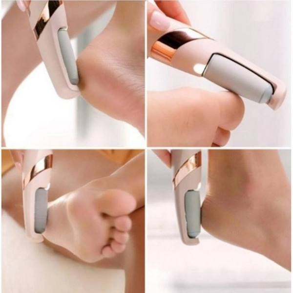 Пемза для ног электрическая MHZ Wanhengda Pedi Electronic, для педикюра розовая