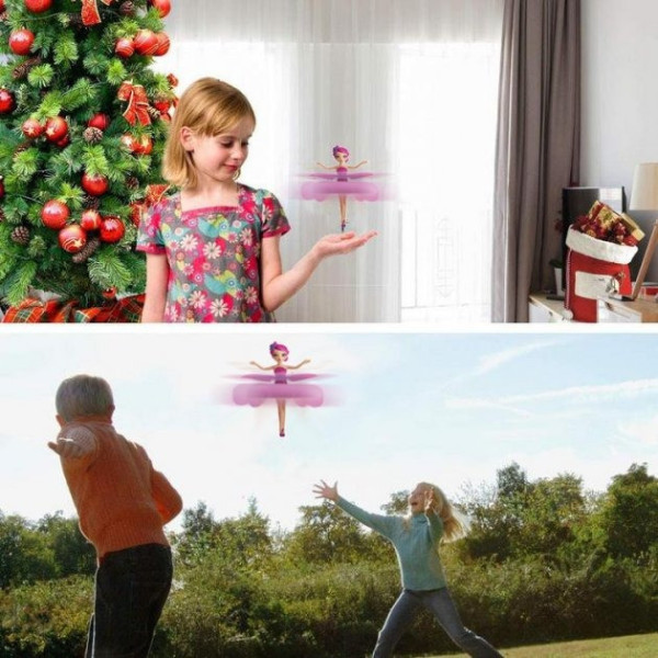 Летающая фея kids Flying Ball Интерактивная кукла - игрушка летающая от руки