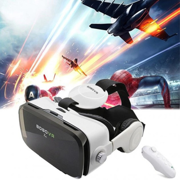 Виртуальные видео-очки Bobo VR Z4 с пультом джойстиком, 3D Шлем виртуальной реальности для телефона