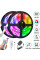Светодиодная лента многоцветная 3528 RGB комплект 5м c пультом и блоком