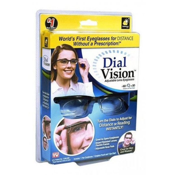 Универсальные очки с регулировочными линзами и фокусировкой Dial Vision Black