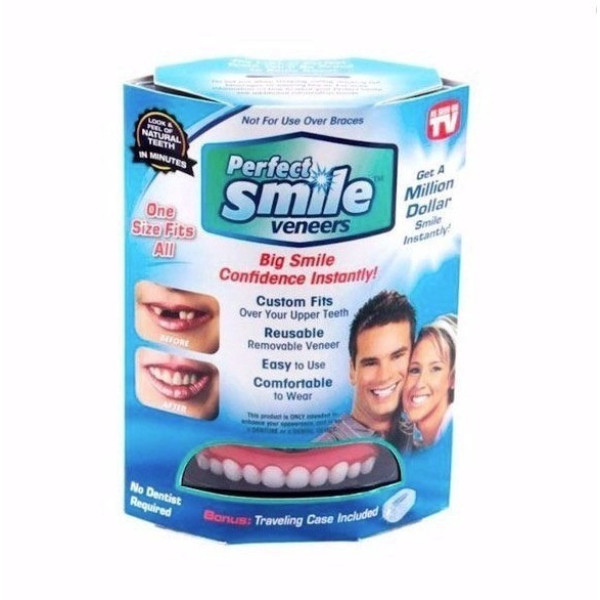 Съемные виниры Perfect Smile Veneers, виниры для зубов, накладные зубы, накладки для зубов White