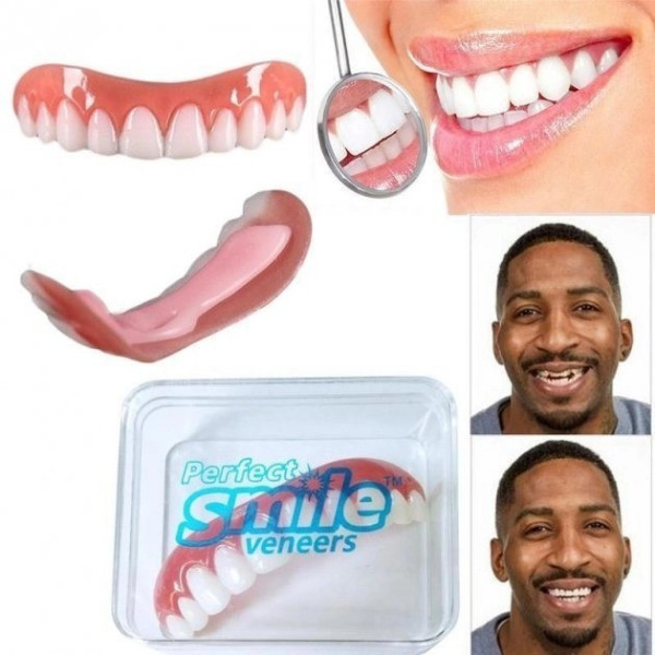 Съемные виниры Perfect Smile Veneers, виниры для зубов, накладные зубы, накладки для зубов White