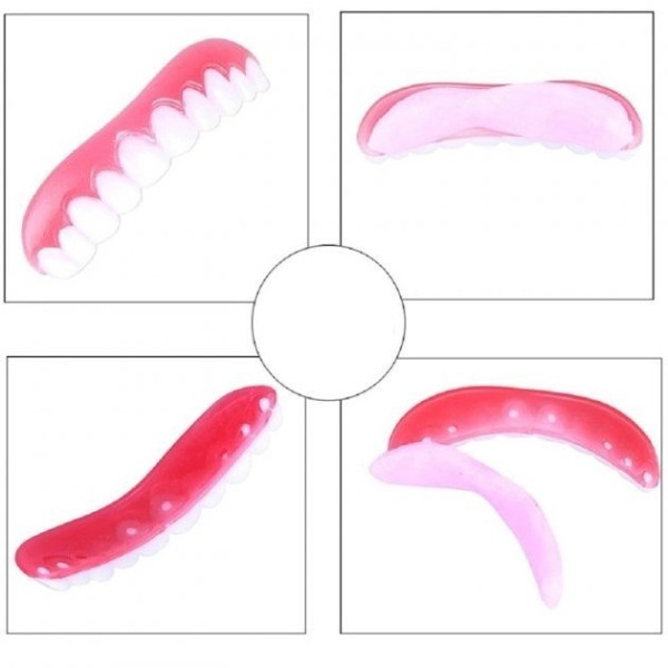 Съемные виниры Perfect Smile Veneers, виниры для зубов, накладные зубы, накладки для зубов White