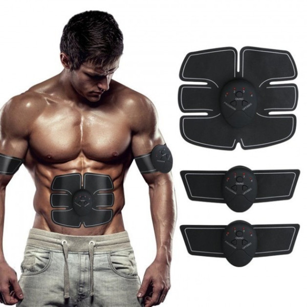 Пояс миостимулятор EMS Trainer 3 в 1 для мышц пресса и рук Fitness Trainer массажер