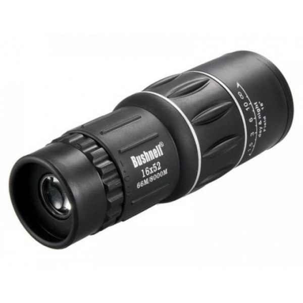 Компактный ночной монокуляр Bushnell 16x52 с 16-ти кратным зумом и двойным фокусом