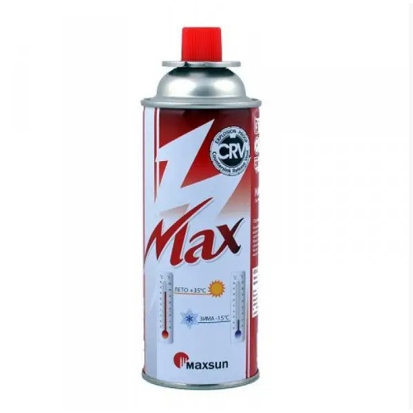 Газ баллон Всесезонный MAX MAXSUN для портативных горелок