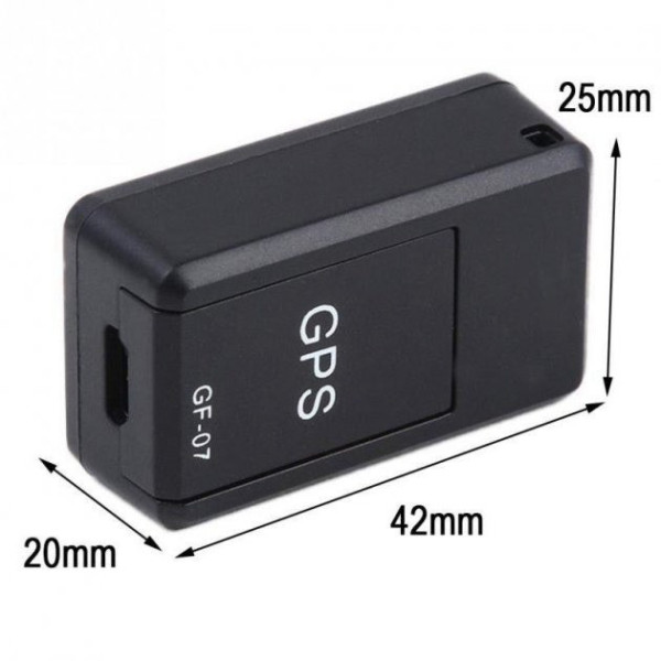 GSM GPS трекер GF-07 со встроенными магнитами для крепления Черный
