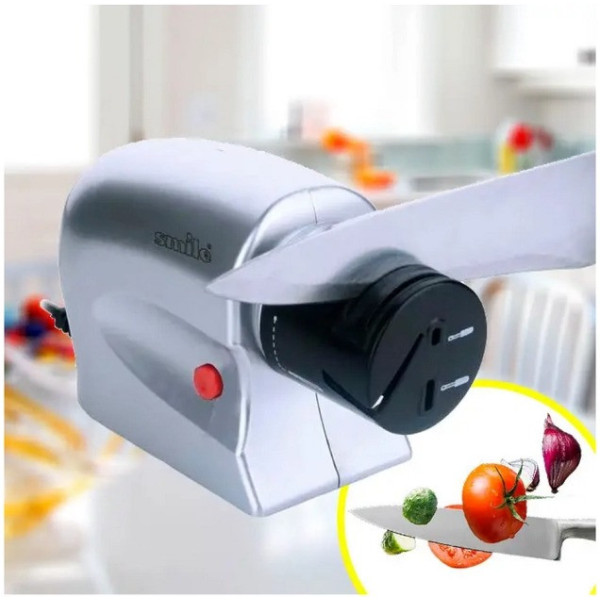 Электрическая точилка для ножей и ножниц Knife Sharpener / Точильный инструмент / Точило от сети