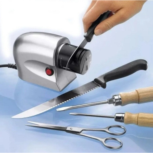 Электрическая точилка для ножей и ножниц Knife Sharpener / Точильный инструмент / Точило от сети
