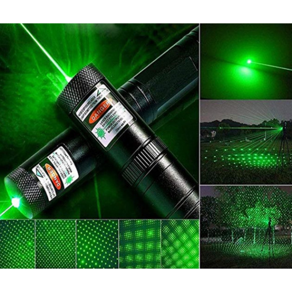 Лазерная указка Green Laser Pointer 303 лазер с ключом для презентаций с регулированной насадкой