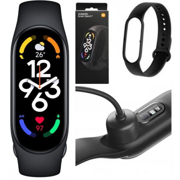 Часы смарт Band M5 Band Watch шагомер, фитнес браслет, черные, контроль сна