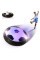 Детский футбольный мяч электрический HOVERBALL для дома с подсветкой Black