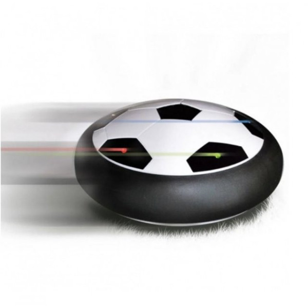 Детский футбольный мяч электрический HOVERBALL для дома с подсветкой Black