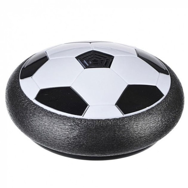 Детский футбольный мяч электрический HOVERBALL для дома с подсветкой Black