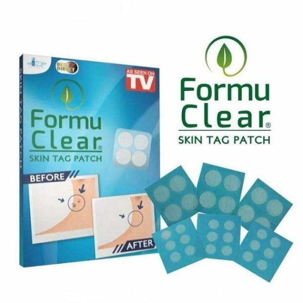 Пластыри Formu Clear от папиллом и бородавок в наборе 30 штук
