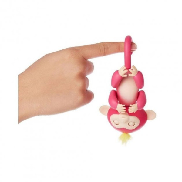 Ручная интерактивная обезьянка Happy Monkey Fingerling на палец