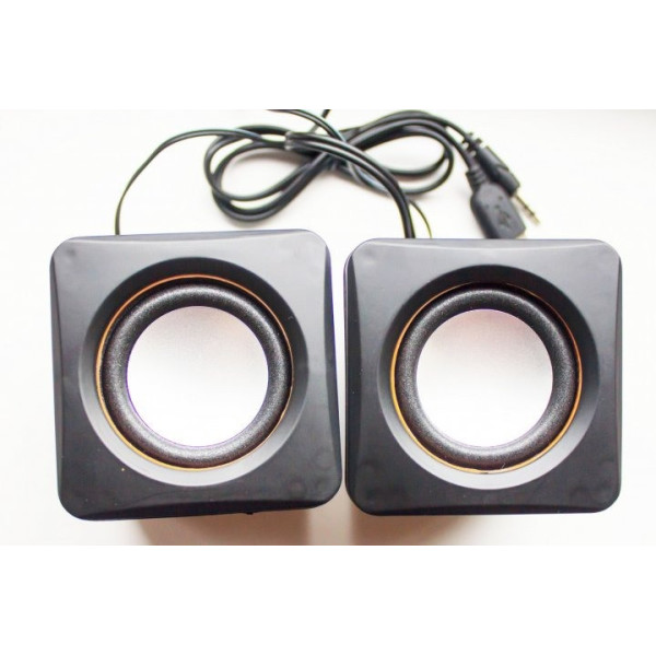 Колонки USB для ПК Компьютерные колонки SPS D02A Черные