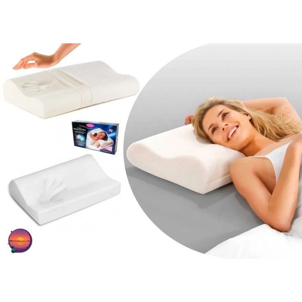 Ортопедическая подушка Memory Pillow с эффектом памяти для сна
