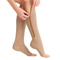 Лечебные компрессионные гольфы от варикоза S-M Zip Sox со змейкой
