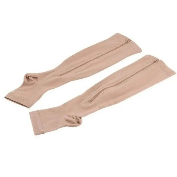 Лечебные компрессионные гольфы от варикоза S-M Zip Sox со змейкой