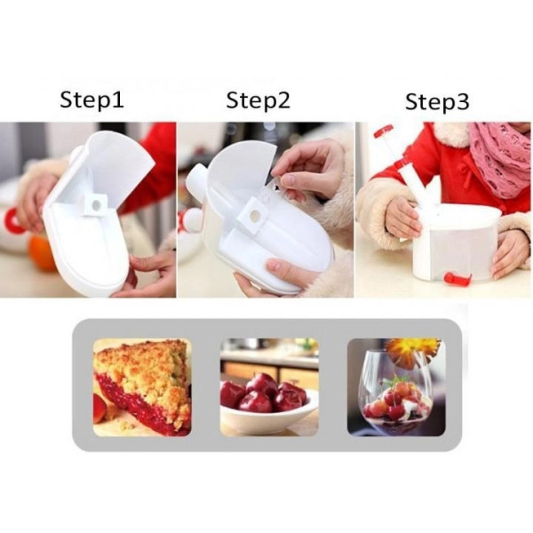 Машинка для удаления косточек из вишни черешни маслин и оливок Cherry Pitter