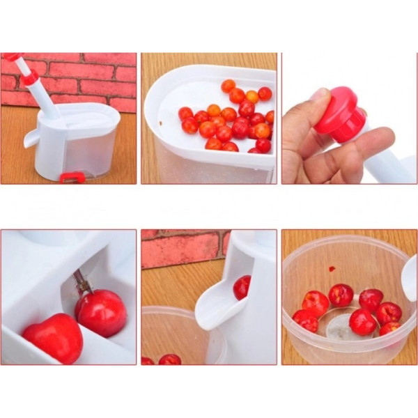 Машинка для удаления косточек из вишни черешни маслин и оливок Cherry Pitter