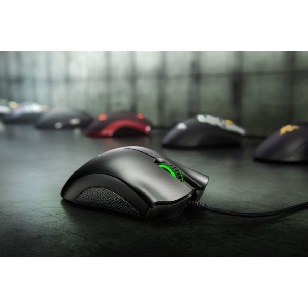 Мышка геймерская USB DeathAdder CHROMA 10000dpi проводная игровая Черная
