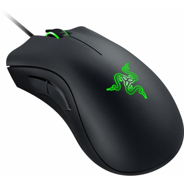 Мышка геймерская USB DeathAdder CHROMA 10000dpi проводная игровая Черная