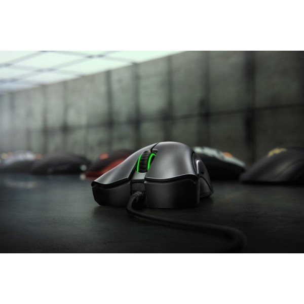 Мышка геймерская USB DeathAdder CHROMA 10000dpi проводная игровая Черная