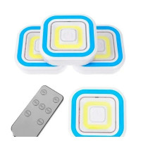 Светильники LED с пультом и таймером LED light with Remote Control Set комплект 3 шт