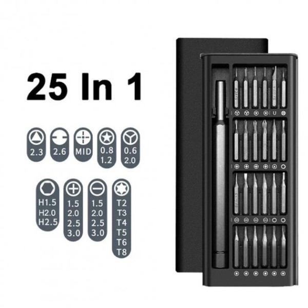 Набор отверток 25 в 1  Torx Hex Precision DIY магнитные Биты