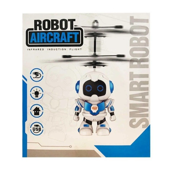 Интерактивный летающий робот с датчиком Robot Aircraft интерактивная игрушка