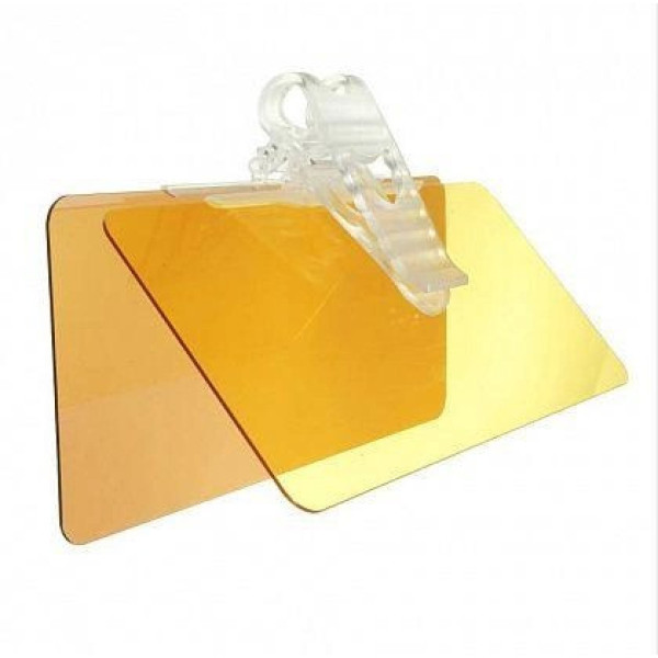 Антибликовый козырек HD Vision Visor Clear View для автомобиля yellow