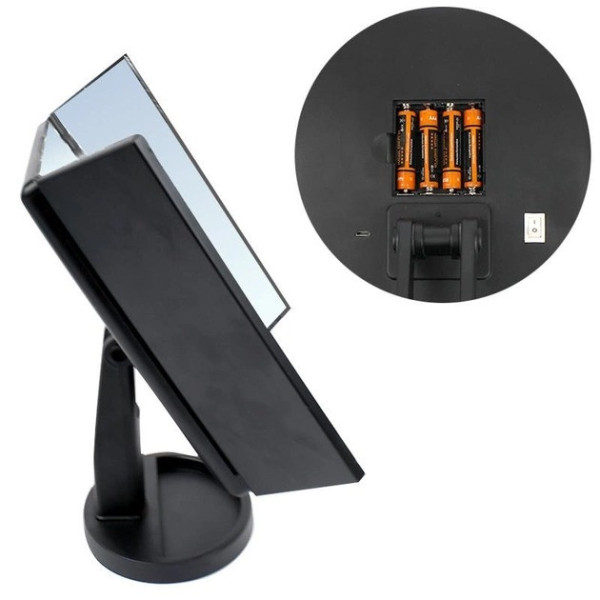 Зеркало настолькое для макияжа Superstar Magnifying Mirror с LED-подсветкой