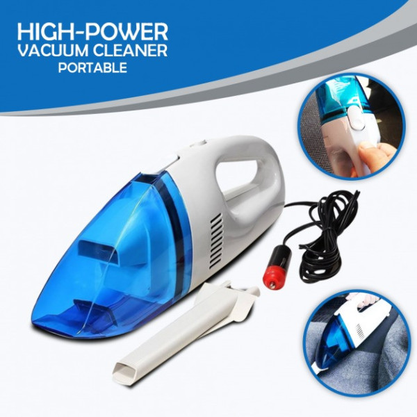 Автомобильный пылесос High-Power Vacuum Cleaner Portable 60W 12V от прикуривателя авто