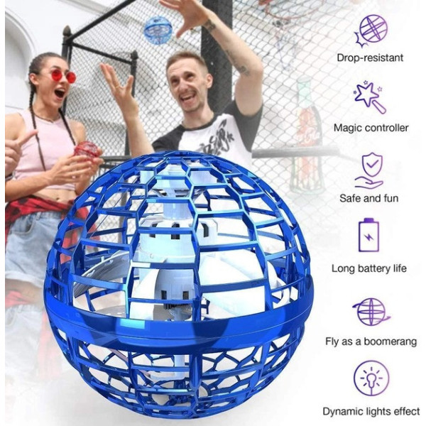 Летающий магичнеский светящийся шар спиннер FlyNova PRO
