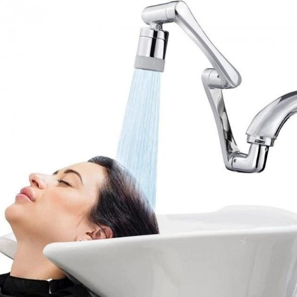 Насадка паэратор на кран Faucet Splash Head пластик с поворотом на 1080° и двумя режимами