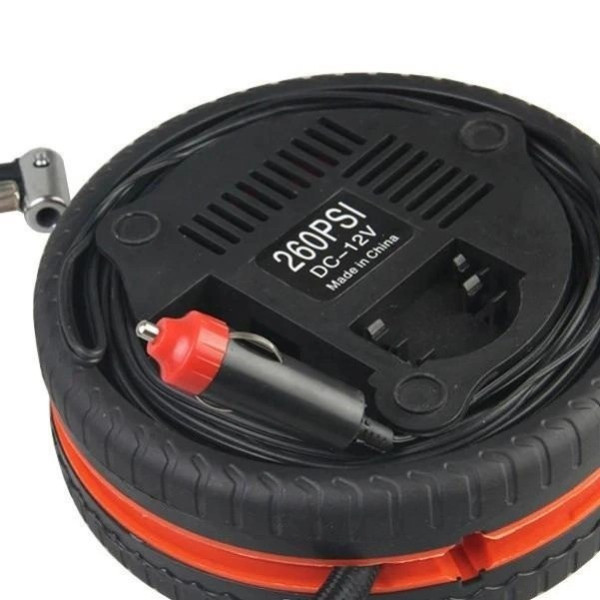 Портативный автомобильный насос Air Compressor DC-12V автокомпрессор