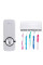 Автоматический дозатор зубной пасты и держатель щеток Toothpaste Dispenser Kaixin KX-889 Белый