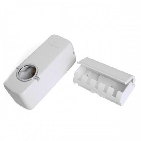 Автоматический дозатор зубной пасты и держатель щеток Toothpaste Dispenser Kaixin KX-889 Белый