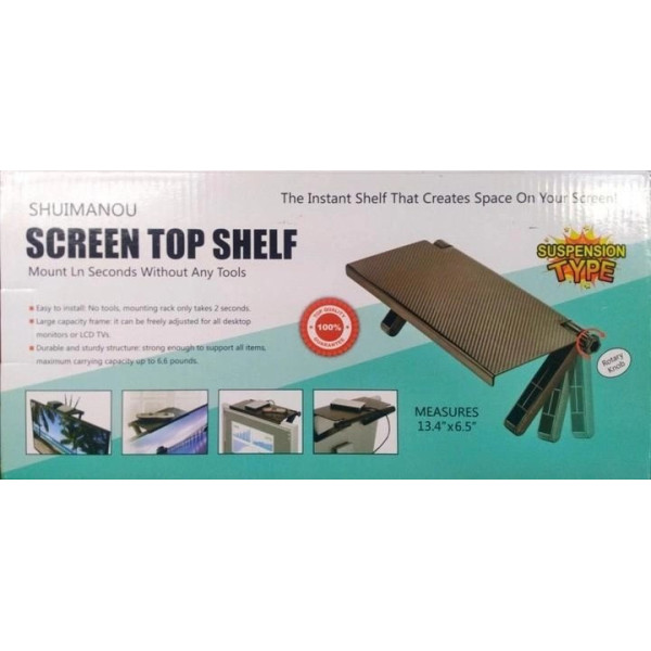Держатель подставка на телевизор и монитор UKC Screen Top shelf, полка на телевизор