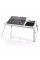 Столик подставка с охлаждением для ноутбука 2 USB E-Table LD-09 Белый
