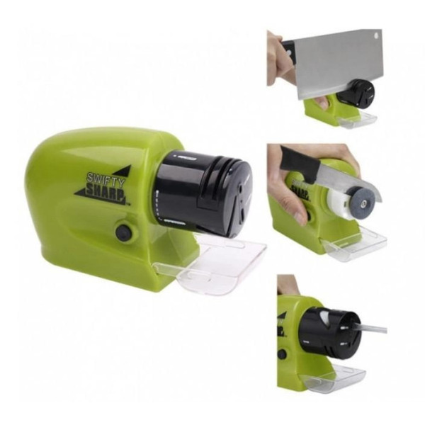 Электрическая точилка для ножей Swifty Sharpener беспроводная от батареек
