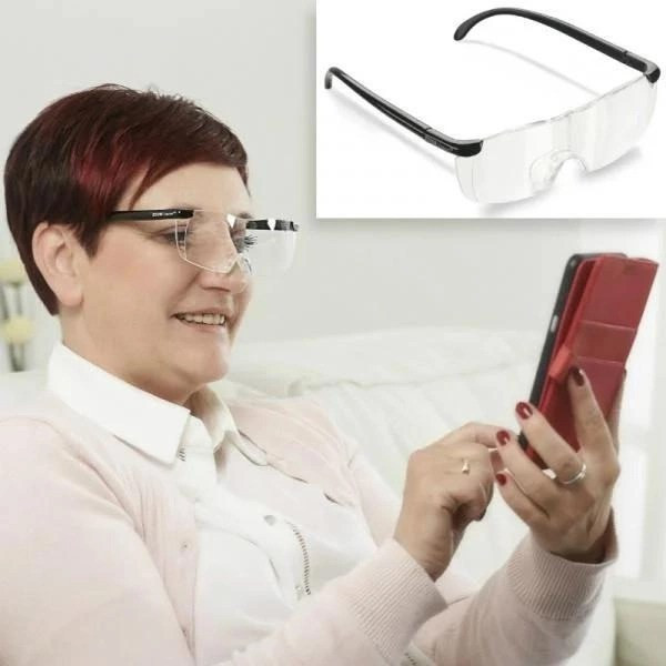 Универсальные очки увеличительные для чтения, шитья 160% лупа Big Vision
