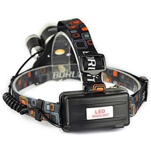 Мощный еалобный фонарь Bailong RJ-3000 Cree T6+2Q5 с тремя светодиодами