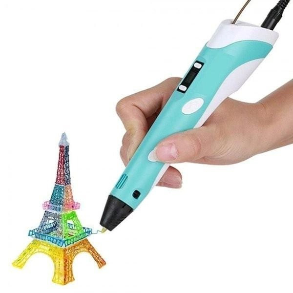 Детская ручка 3D 3D Pen 2 c LCD дисплеем для рисования и творчества для детей